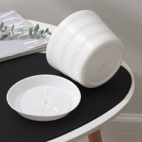 Горшок с поддоном &laquo;Классик&raquo;, 1,4 л, цвет белый