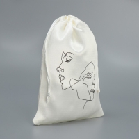 Мешочек подарочный атласный «Лица», 16 х 24 см +/- 1.5 см Мешочек подарочный атласный «Лица», 16 х 24 см +/- 1.5 см