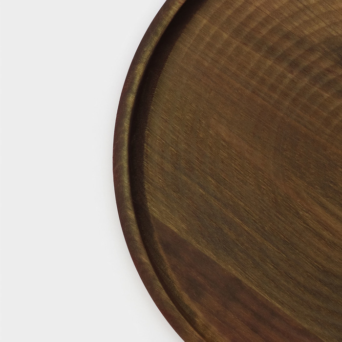 Блюдо для подачи Adelica, d=25×1,8 см, пропитано маслом, массив берёзы Блюдо для подачи Adelica, d=25×1,8 см, пропитано маслом, массив берёзы