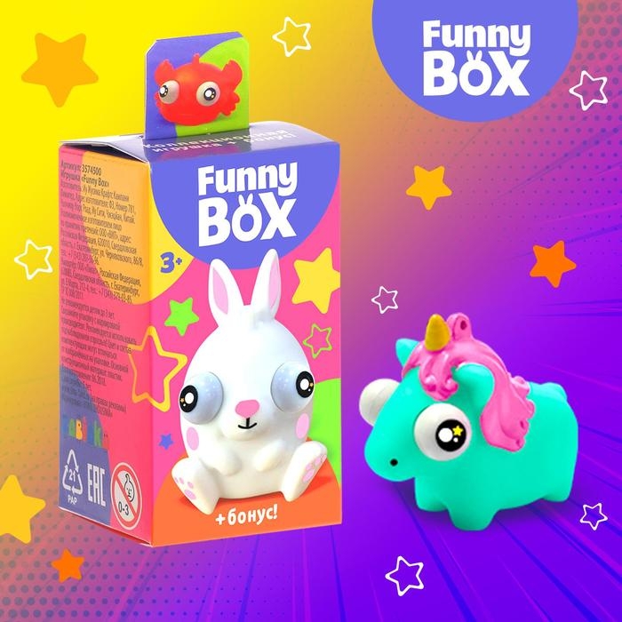 Игровой набор Funny Box &laquo;Зверюшки&raquo;: карточка, фигурка, лист наклеек