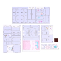 Кукольная мебель &laquo;&lrm;Спальня&raquo;&lrm;