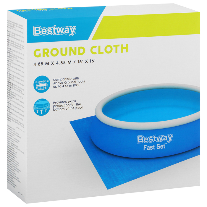 Подстилка для круглых бассейнов, 488 х 488 см, 58003 Bestway Подстилка для круглых бассейнов, 488 х 488 см, 58003 Bestway