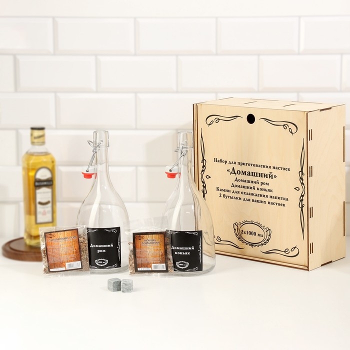Набор для приготовления настойки Набор для приготовления настойки "Коньяк, Ром"