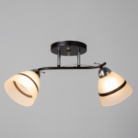 Люстра "Лайма" 2хЕ27 40Вт черно-хромовый 50х15х24 см