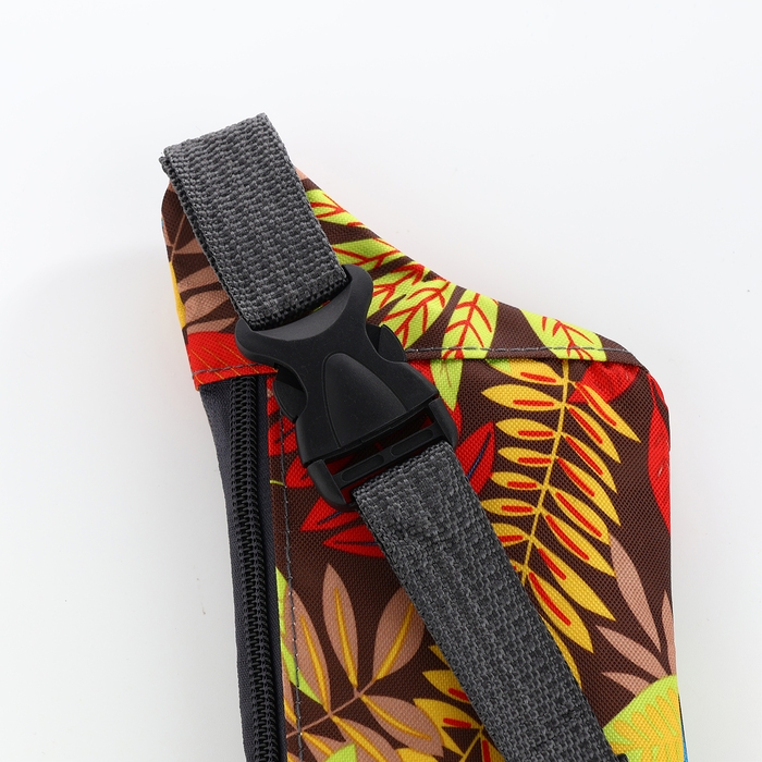 Поясная сумка на молнии, 2 наружных кармана, цвет разноцветный Поясная сумка на молнии, 2 наружных кармана, цвет разноцветный