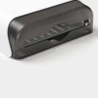 Диспенсер бумажных полотенец в листах, пластик белый