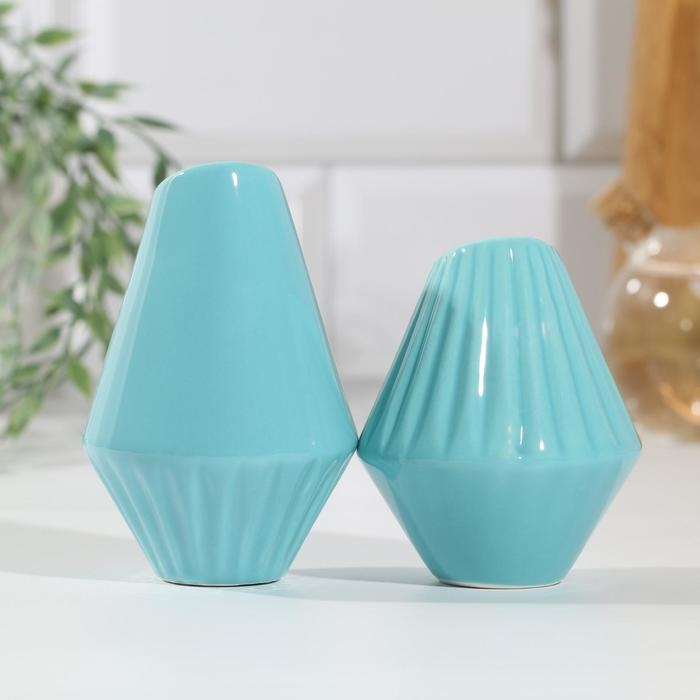 Солонка и перечница &laquo;Геометрия&raquo;, 13.5 х 10.5 см