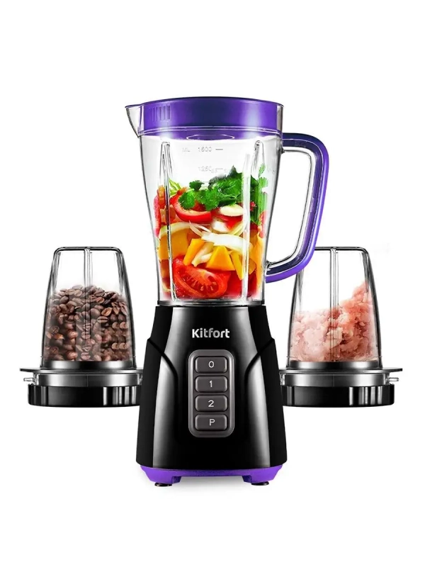 Блендер стационарный с чашей КТ-3032 (3 в 1) - 500 Вт