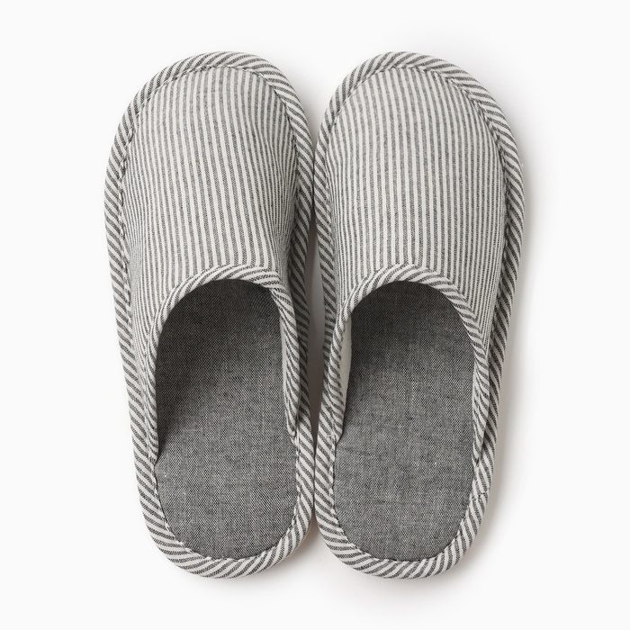 Тапочки мужские, размер 42-43, цвет серый Тапочки мужские, размер 42-43, цвет серый