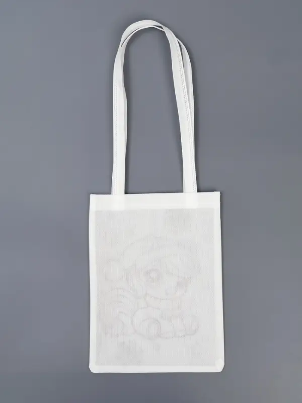 Сумка-Шопер под роспись Новогодняя лошадка