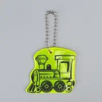 Светоотражающий элемент &laquo;Паровоз&raquo;, двусторонний, 4.9&times;5.5 см, МИКС