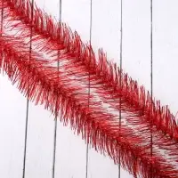 Мишура новогодняя &laquo;Пушистая&raquo; двойная, d-6 см, L-200 см, МИКС