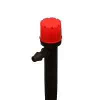 Форсунка - ороситель разбрызгивающая для капельного полива, d=5 мм, пластик, с пикой, Greengo