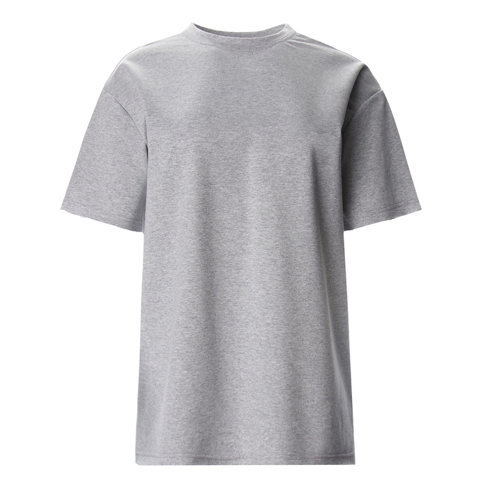 Футболка женская MINAKU OVERSIZE FIT: цвет светло-серый, р-р 46 Футболка женская MINAKU OVERSIZE FIT: цвет светло-серый, р-р 46