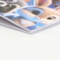 Блокнот А6, 32 л на скрепке, в клетку  "Пушистики"