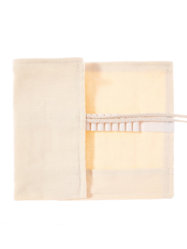 Набор художественный для рисования, бежевый пенал-скрутка Набор художественный для рисования, бежевый пенал-скрутка