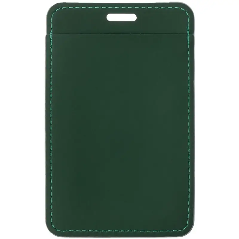 Чехол для пропуска Shall Simple, зеленый