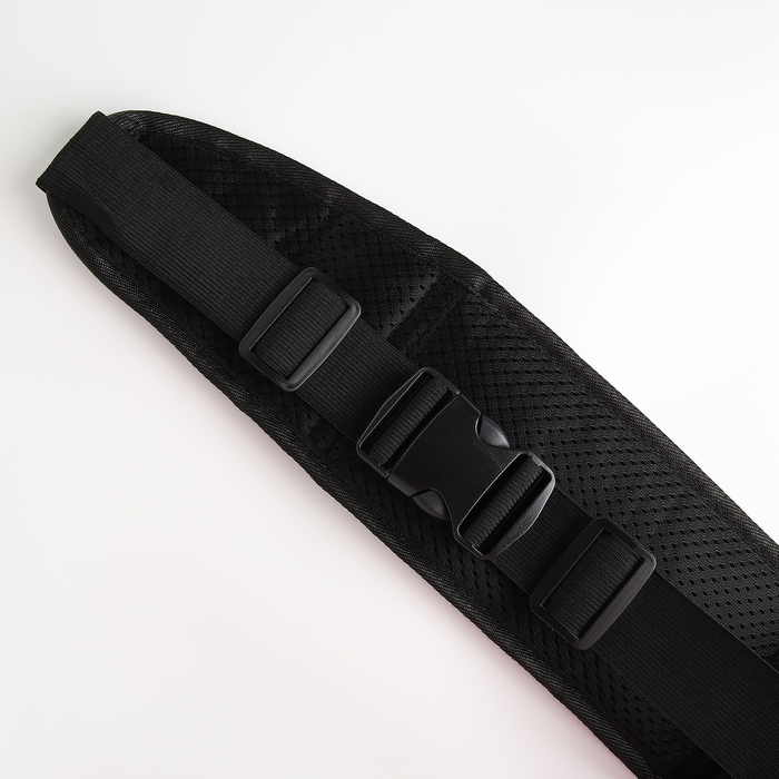 Поясная сумка на молнии, 3 отдела, цвет синий Поясная сумка на молнии, 3 отдела, цвет синий