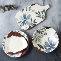 Тарелка керамическая &laquo;Фьюжен&raquo;, 20 х 5.5 см, 600 мл, цвет белый