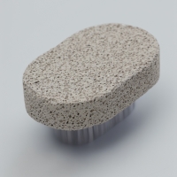 Пемза для педикюра, с щёткой, 6.5 см, в коробке, МИКС