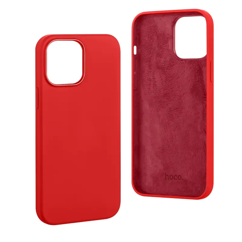 Чехол IPH 13 Pro Max (6.7) Pure series protective case HOCO Red