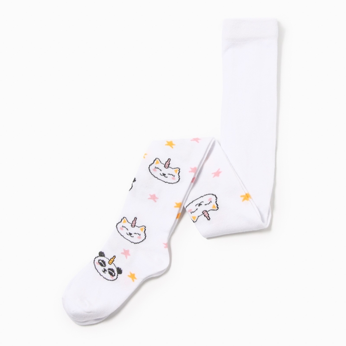 Колготки детские KAFTAN Колготки детские KAFTAN "Зверята", 92-98 см, белый