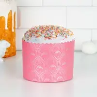 Форма бумажная для кекса, маффинов и кулича "Светлая Пасха" 134х100 мм