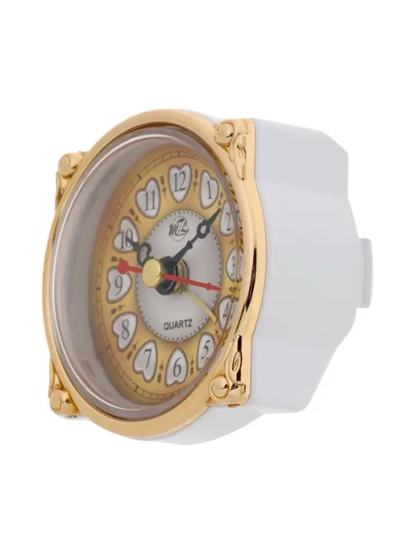 Часы-светильник "Ретро телефон", белый, с будильником, 28.5 х 18 х 18 см