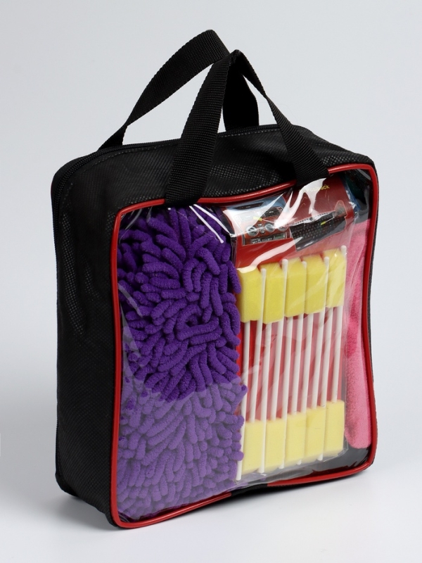 Набор для мойки автомобиля, 10 предметов