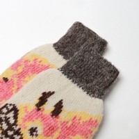 Носки женские шерстяные &laquo;Белка с шишками&raquo;, цвет белый, размер 23