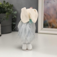 Фигурка текстиль &laquo;Милая зайка в платье, с бантом на голове&raquo;, 15&times;6&times;4 см, МИКС