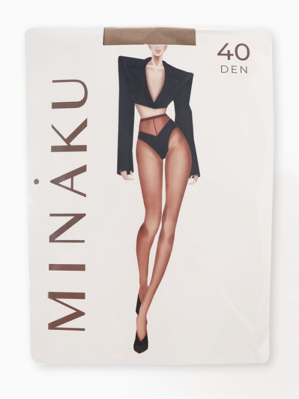 Колготки женские MINAKU 40 ден, цвет телесный, размер 2/S