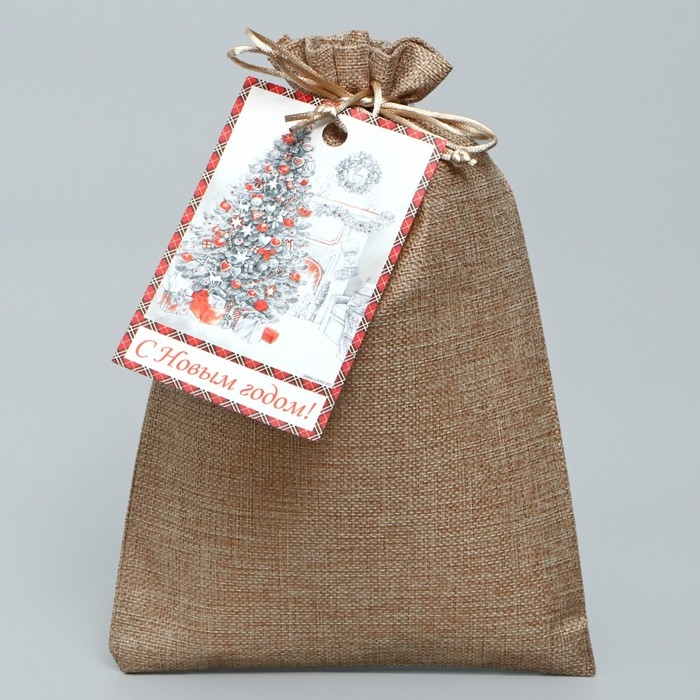 Мешок подарочный &laquo;Зима&raquo;, 20 х 30 см +/- 1.5 см
