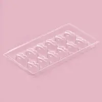 Форма для шоколада и конфет &laquo;Поцелуй&raquo;, 12 ячеек, 22&times;11 см, прозрачная