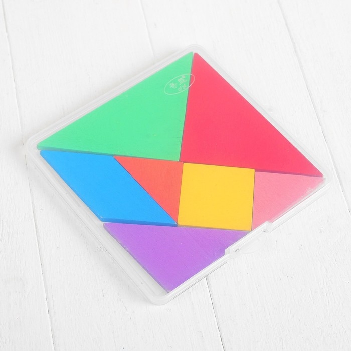 Головоломка &laquo;Танграм&raquo;, в пластиковой коробочке