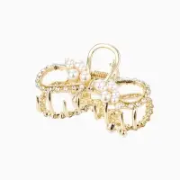 Краб для волос "Абриль" 6 см, золото