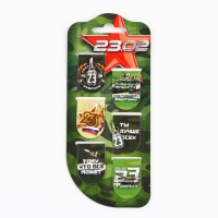 Закладки магнитные, 6 шт &laquo;23.02&raquo;