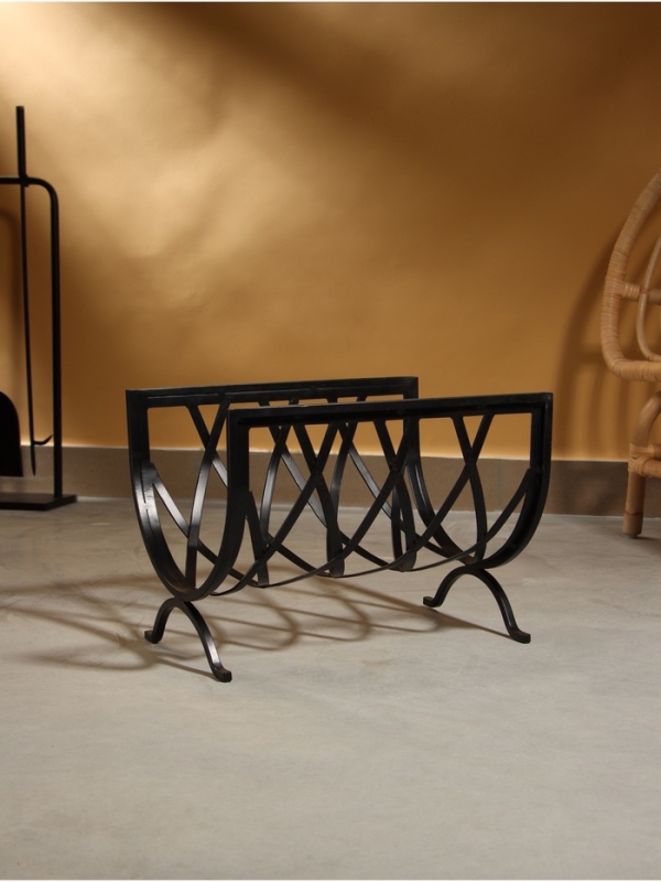 Дровница "Тепло" сталь 40х31х30 см