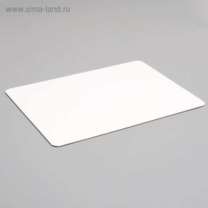 Подложка, золото - белый, 28 х 37 см, 1,5 мм