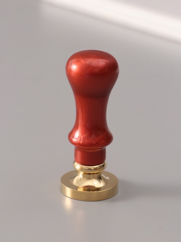 Печать для сургуча с пластиковой ручкой "Буква H на вензеле" 2,5х2,5х6,3 см