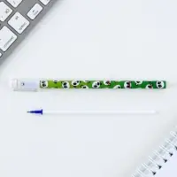 Ручка пиши стирай синяя паста 0,5 мм с колпачком &laquo;Панда&raquo;
