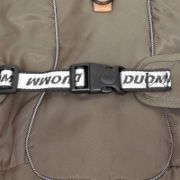 Попона для больших собак, мембранная ткань,  размер XL (ДС 35, ОШ 38, ОГ 56-66 см), хаки