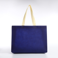 Сумка хозяйственная без застёжки, цвет синий Сумка хозяйственная без застёжки, цвет синий