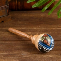 Сувенирный музыкальный инструмент &laquo;Маракас разноцветный&raquo;, 27&times;7&times;7 см &plusmn; 1 см