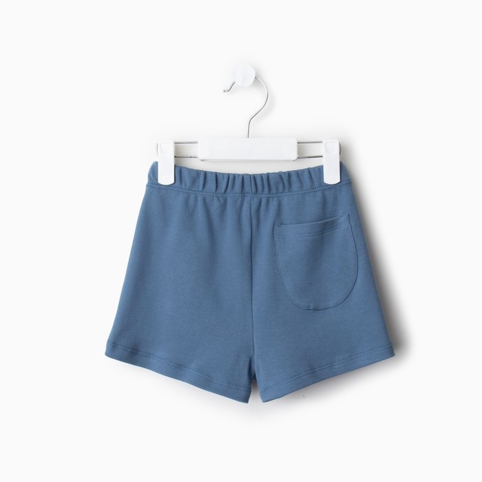 Костюм детский (свитшот, шорты) MINAKU, цвет синий, рост 116 см