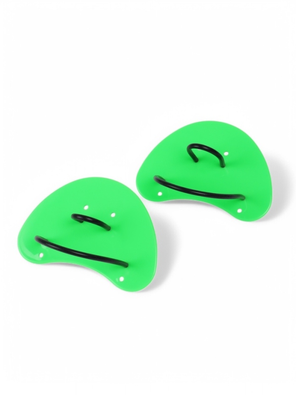 Лопатки для плавания, цвет зелёный