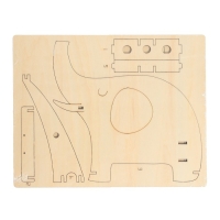 Электронный конструктор «Весёлый слон», 26 элементов, наклейки Электронный конструктор «Весёлый слон», 26 элементов, наклейки