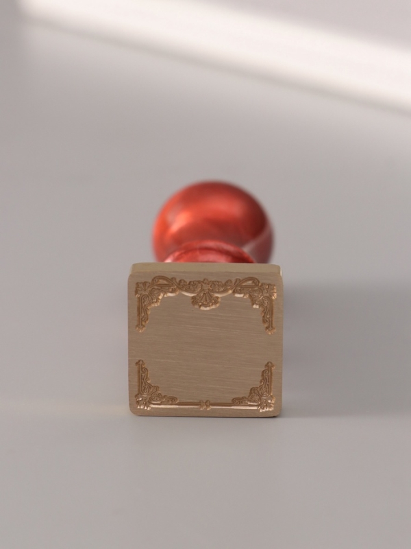 Печать для сургуча с пластиковой ручкой Печать для сургуча с пластиковой ручкой "Фигурная рамка" 6,3х2,5х2,5 см