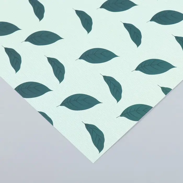 Бумага для скрапбукинга "Листья авокадо" плотность 180 гр 30,5х32 см