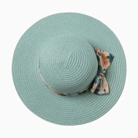 Шляпа для девочки НК 23051, цвет мята, р-р 52